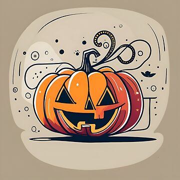 Artwork thumbnail, Orange Pumpkin Halloween by Patricks-Art