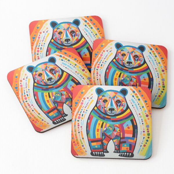 Item preview, Bear full of colors designed and sold by Art91design.