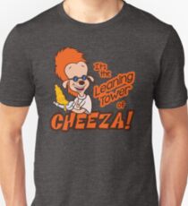 Camiseta unisex Torre inclinada de Cheeza Una película tonta