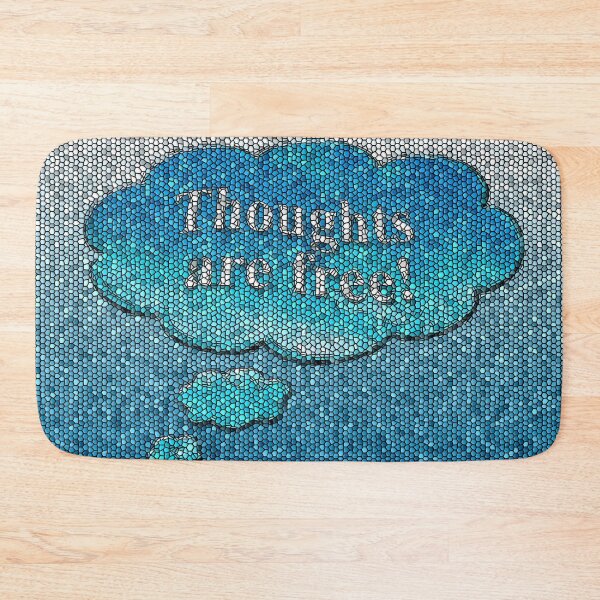 Item preview, A tee called 'Thoughts Are Free' designed and sold by Buckwig.