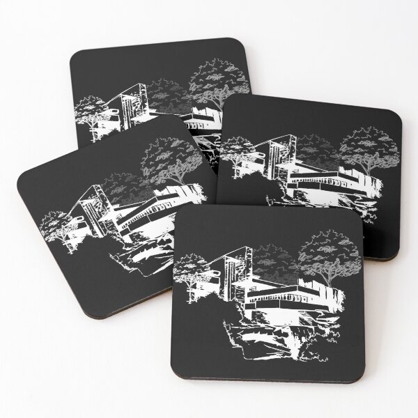 Item preview, Falling Water house sketch black  designed and sold by TinyTreeHugger.