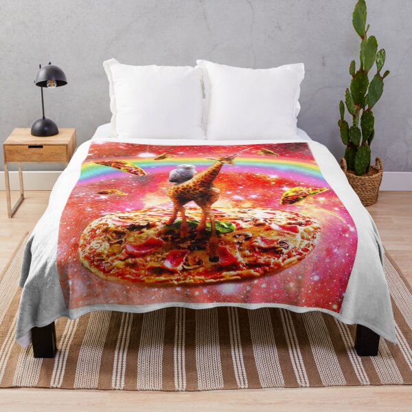 Item preview, Space Owl Riding Giraffe Unicorn - Pizza & Taco designed and sold by SkylerJHill.