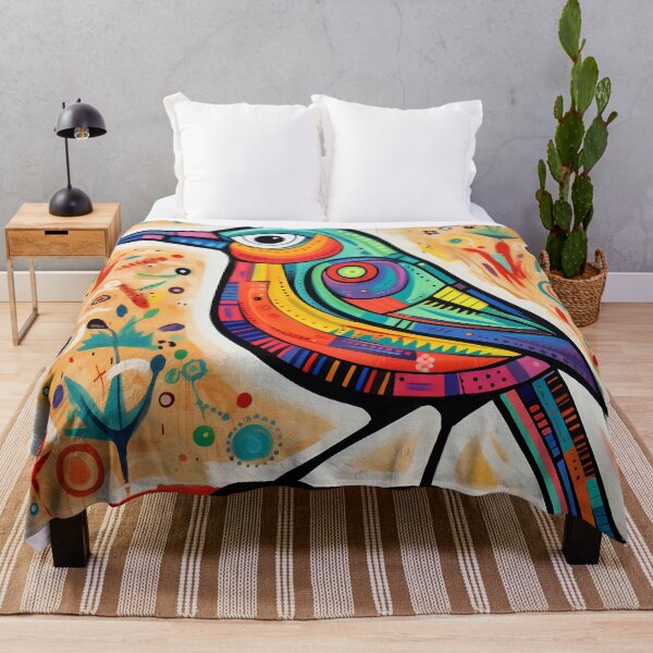 Item preview, Bird full of colors designed and sold by Art91design.