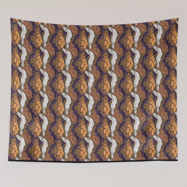Item preview, Celestial Harmony: Elegant Orange Geometrical Pattern designed and sold by Noorkin.