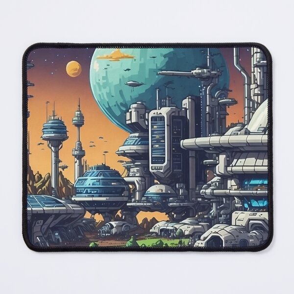 Item preview, Pixel Cosmos: Space Colony Art designed and sold by Glitchart66.
