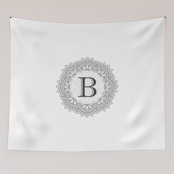 Item preview, Monogram B Ornate Circle Design designed and sold by simplymonogram.