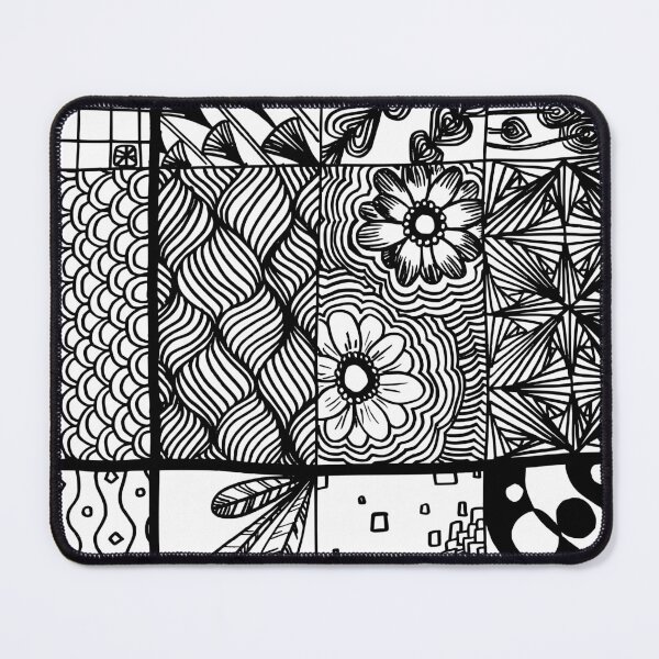 Item preview, Zentangle nature and geometry patterns designed and sold by NakaArt.