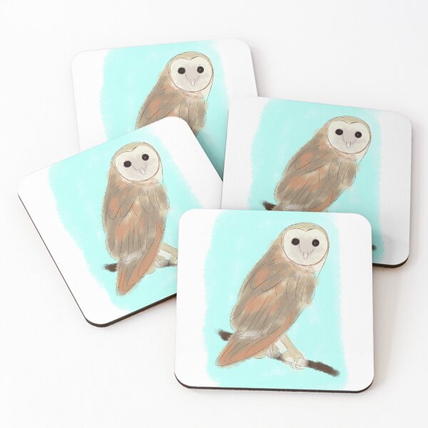 Item preview, Australian Barn Owl Blue designed and sold by Catostrophiqu.