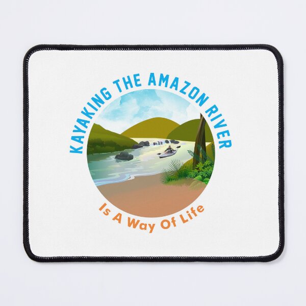 Item preview, kayaking the amazon river designed and sold by Inspiclothing.
