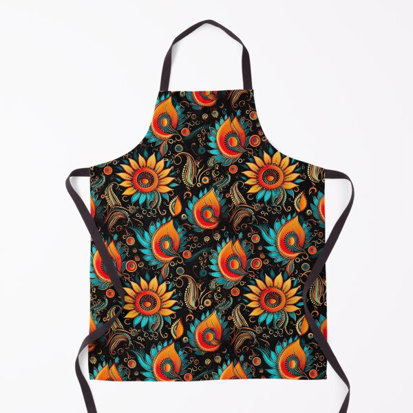 Item preview, Modern floral design inspired by Bollywood and Rococo style designed and sold by Pflugart.