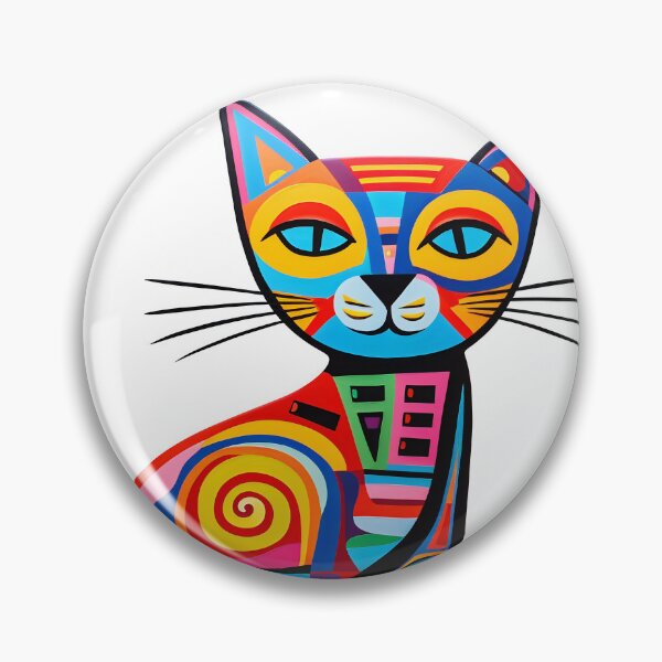 Item preview, Cat full of colors designed and sold by Art91design.