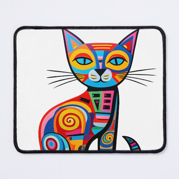 Item preview, Cat full of colors designed and sold by Art91design.