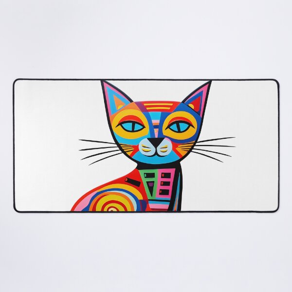 Item preview, Cat full of colors designed and sold by Art91design.