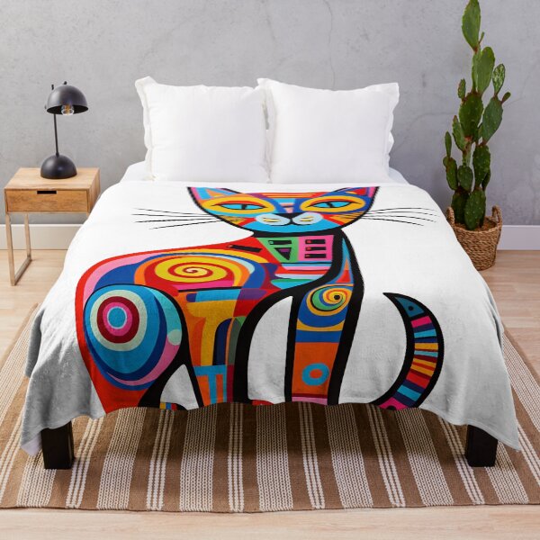 Item preview, Cat full of colors designed and sold by Art91design.
