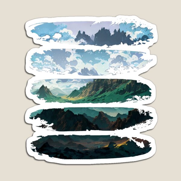Item preview, Uncharted Wilderness - Mountains and Clouds designed and sold by HideTheInsanity.