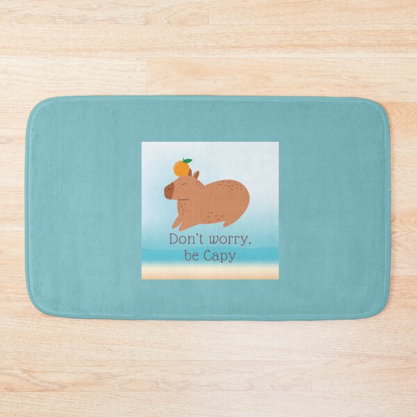 Item preview, don't worry, be happy Capybara  designed and sold by Kissudesign.