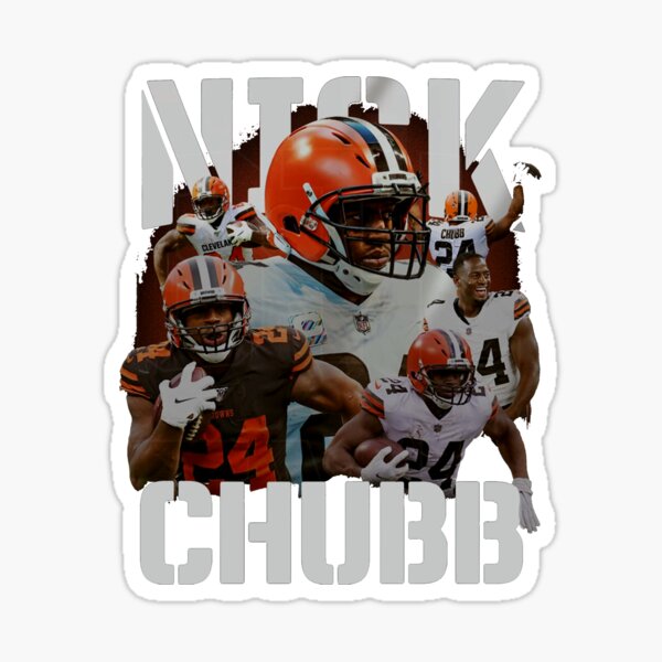 NFL Team Apparel Youth Cleveland Browns Nick Chubb #24 Brown Player T-Shirt