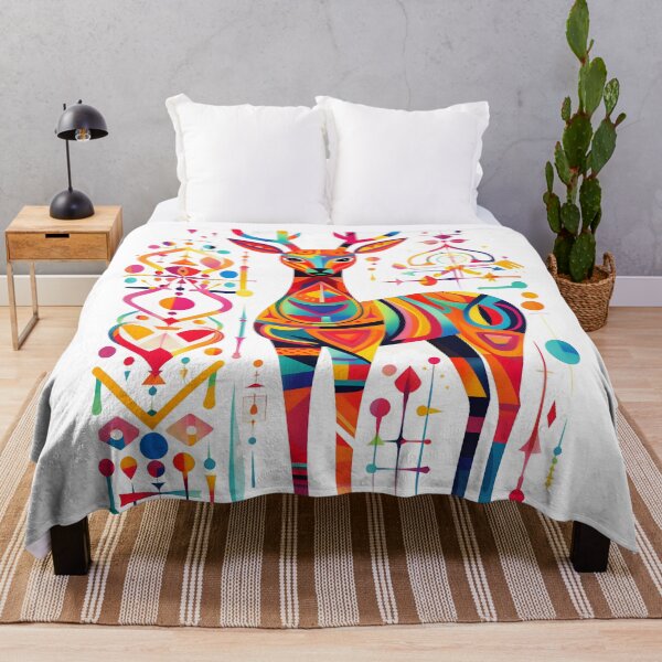 Item preview, Deer full of colors designed and sold by Art91design.