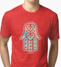 Opalisiertes Hamsa Vintage T-Shirt