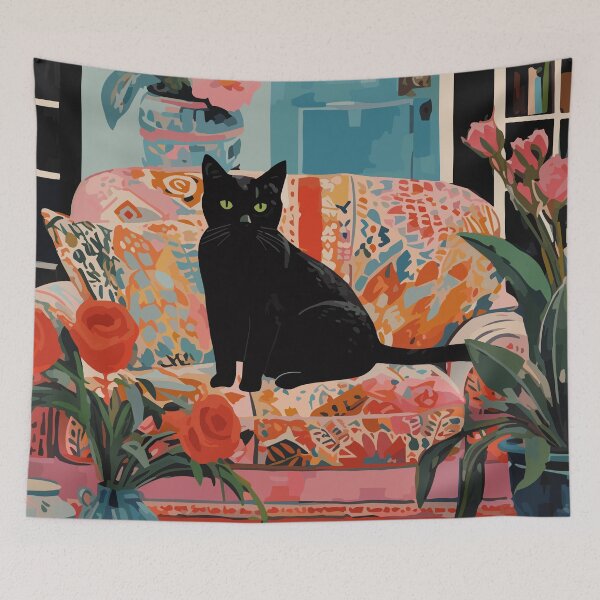Item preview, Black Cat's Contentment designed and sold by meggydesigns.