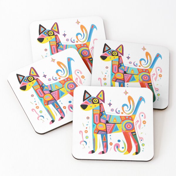 Item preview, Dog full of colors designed and sold by Art91design.
