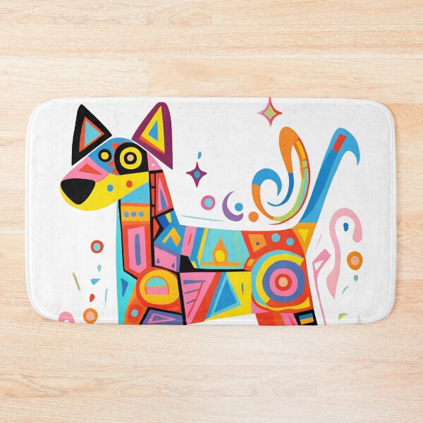 Item preview, Dog full of colors designed and sold by Art91design.