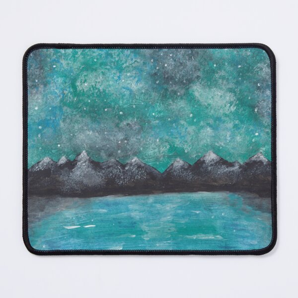 Item preview, Northern Lights in Norway, Acrylic Painting designed and sold by Lunardreams54.