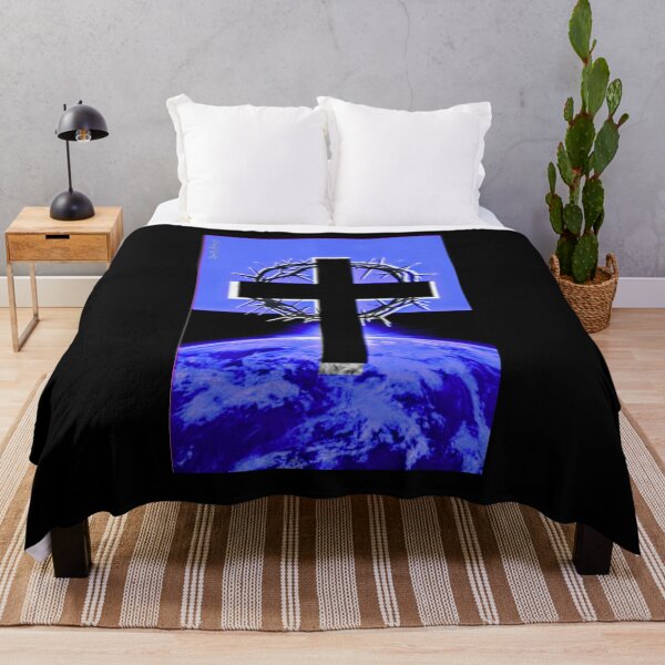 Artikelvorschau, Vom Glauben überwunden (Blau) entworfen und verkauft von Glorify God.