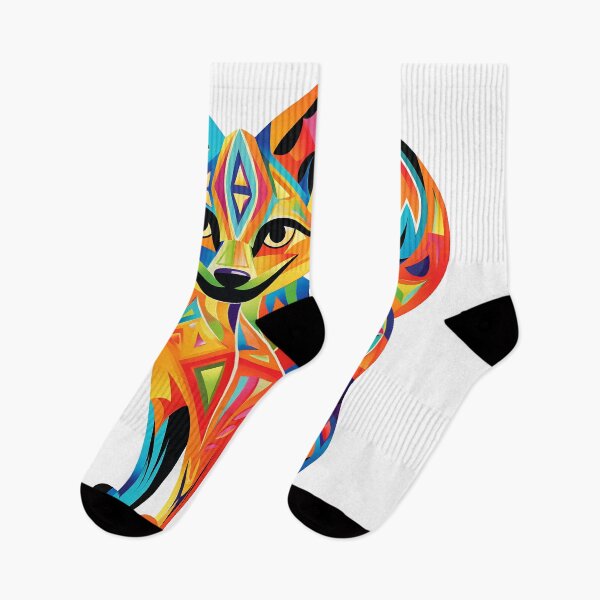 Item preview, Fox full of colors designed and sold by Art91design.