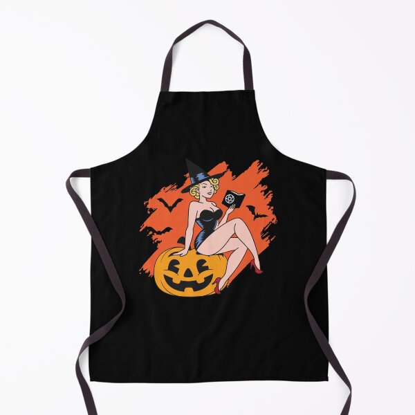 Item preview, Pin Up Witch Retro Vintage Halloween designed and sold by MooonTees.