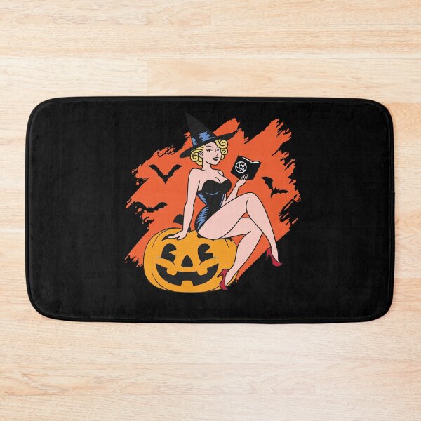 Item preview, Pin Up Witch Retro Vintage Halloween designed and sold by MooonTees.