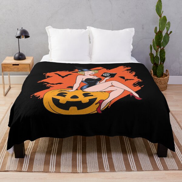 Item preview, Pin Up Witch Retro Vintage Halloween designed and sold by MooonTees.