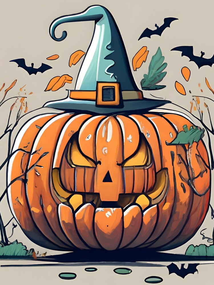 Thumbnail 4 of 4, iPhone Case, Halloween Pumpkin Drawing designed and sold by Patricks-Art.