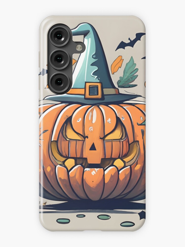 Thumbnail 1 of 4, Samsung Galaxy Phone Case, Halloween Pumpkin Drawing designed and sold by Patricks-Art.