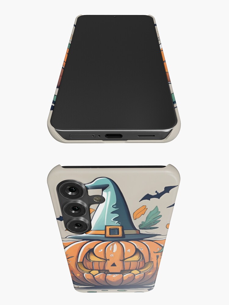Thumbnail 3 of 4, Samsung Galaxy Phone Case, Halloween Pumpkin Drawing designed and sold by Patricks-Art.