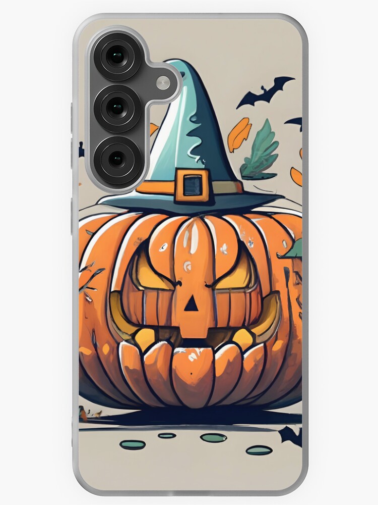 Thumbnail 1 of 4, Samsung Galaxy Phone Case, Halloween Pumpkin Drawing designed and sold by Patricks-Art.