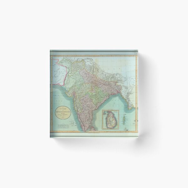 Item preview, 1806 map of India designed and sold by Francespoppy.