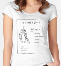 Emergency Belay Knot Women's Fitted Scoop T-Shirt