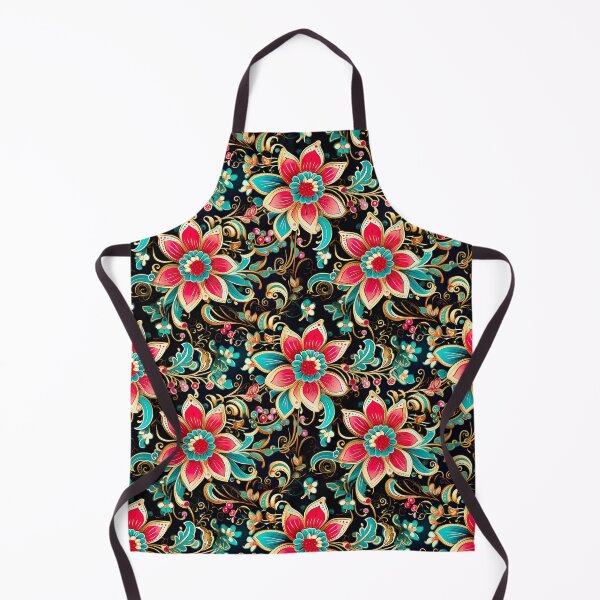 Item preview, Modern floral design inspired by Bollywood and Rococo style designed and sold by Pflugart.