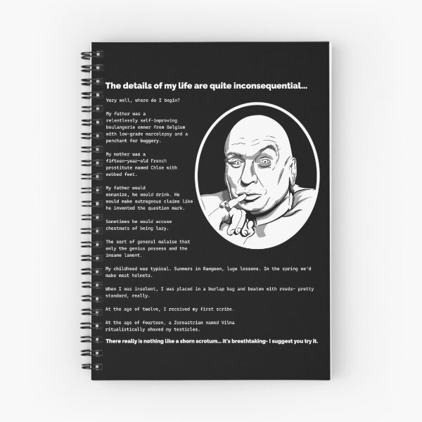 Item preview, Dr Evil's Early Life Story designed and sold by Meta Cortex.