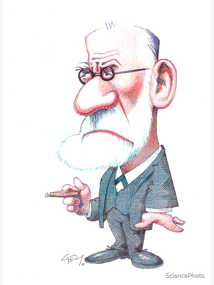 Sigmund Freud Karikatur