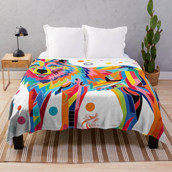 Item preview, Wolf full of colors designed and sold by Art91design.