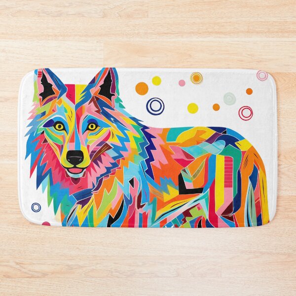 Item preview, Wolf full of colors designed and sold by Art91design.