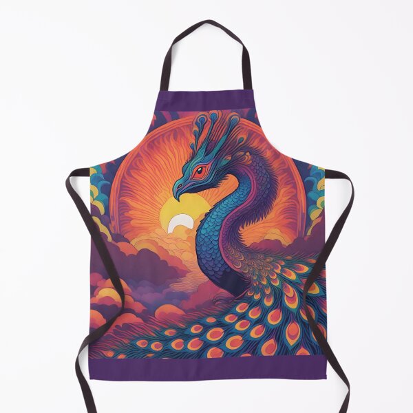 Item preview, Psychedelic Peacock Dragon designed and sold by GleamingGiant.