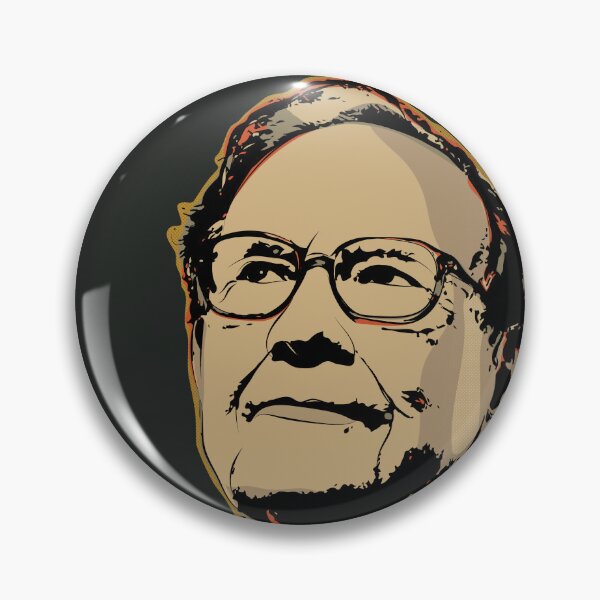 Item preview, Warren Buffett Pop Art Quote Portrait designed and sold by BONBcreative.