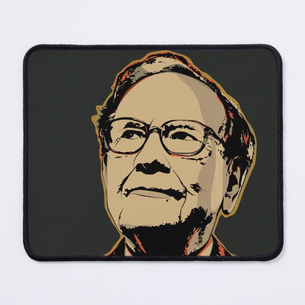 Item preview, Warren Buffett Pop Art Quote Portrait designed and sold by BONBcreative.