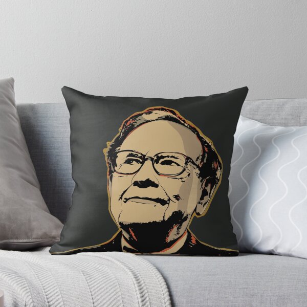 Item preview, Warren Buffett Pop Art Quote Portrait designed and sold by BONBcreative.