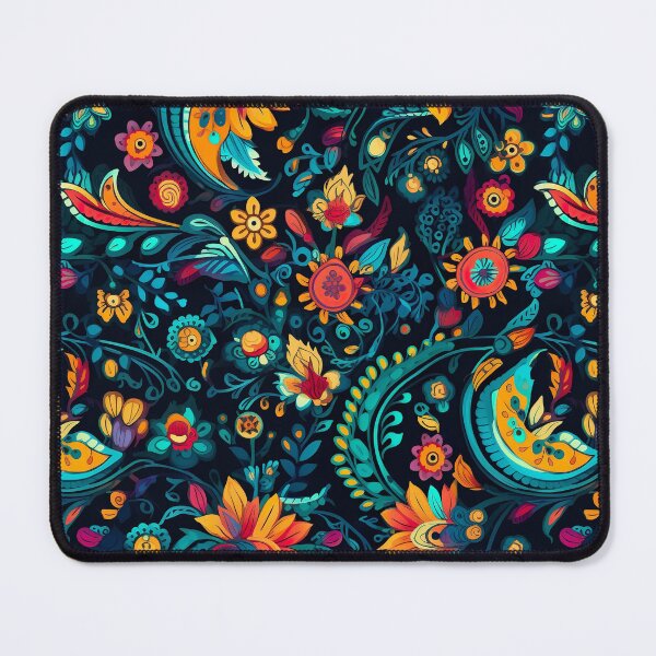 Item preview, Modern floral design inspired by Bollywood and Rococo style designed and sold by Pflugart.