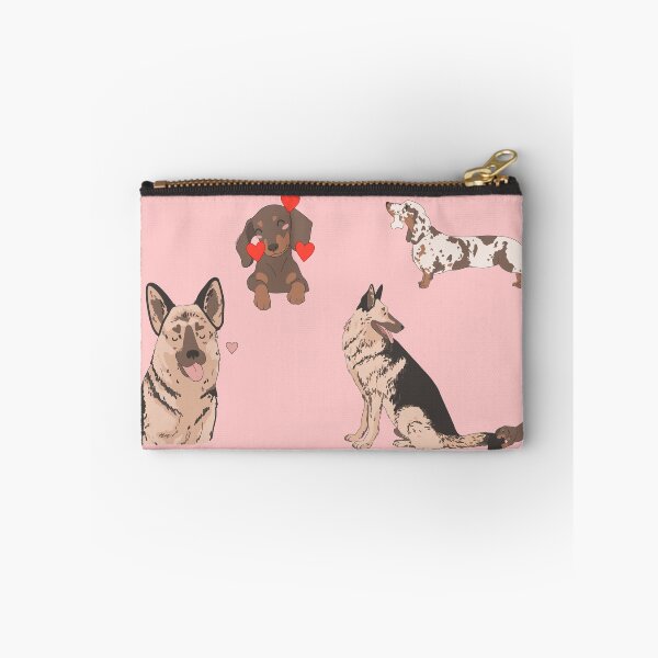 Item preview, Copy of dachshund and german shephard pink designed and sold by Itsdomd.