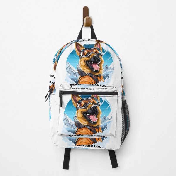 Item preview, German Shepherd's Mountain Guard: Alpine Ski Tee designed and sold by Moisky Art.
